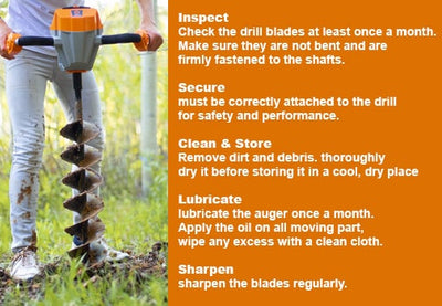 Earth Auger Care and Maintenance