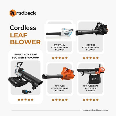 Redback Cordless Leaf Blower Comparison