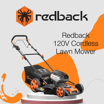 Redback Pro 120V Cordless Lawn Mower Features