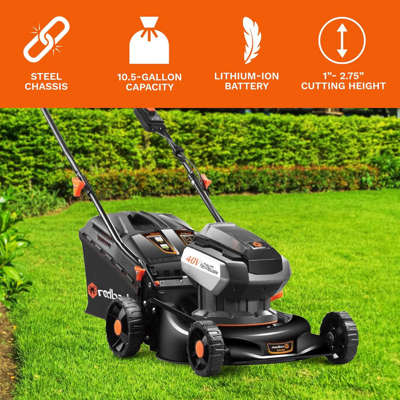 40V Cordless Lawn Mower, 17", Brushless - Flex Series