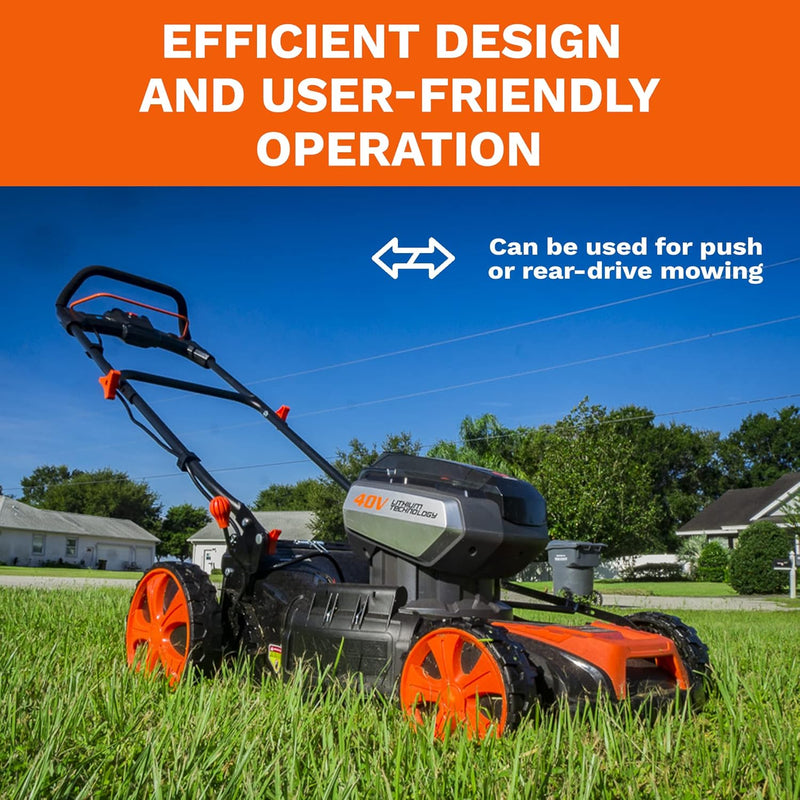 40V Cordless Lawn Mower, 17", Brushless - Flex Series