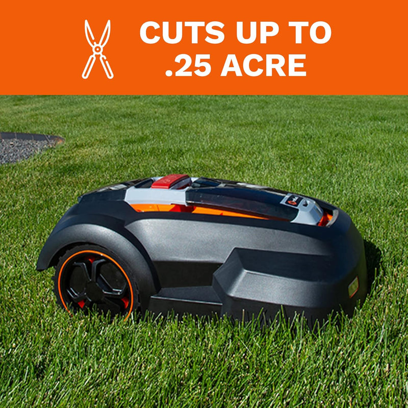 MowRo Robot Lawn Mower with Install Kit, 9.5" Cutting Width-Fully Autonomous (1/4 Acre)