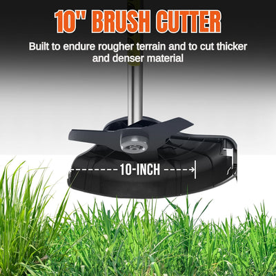 40V Multi tool EK700-KIT2A 40V Multi- Tool Kit: Brush Cutter Edger Hedge Trimmer Pole 20" Extension charger
