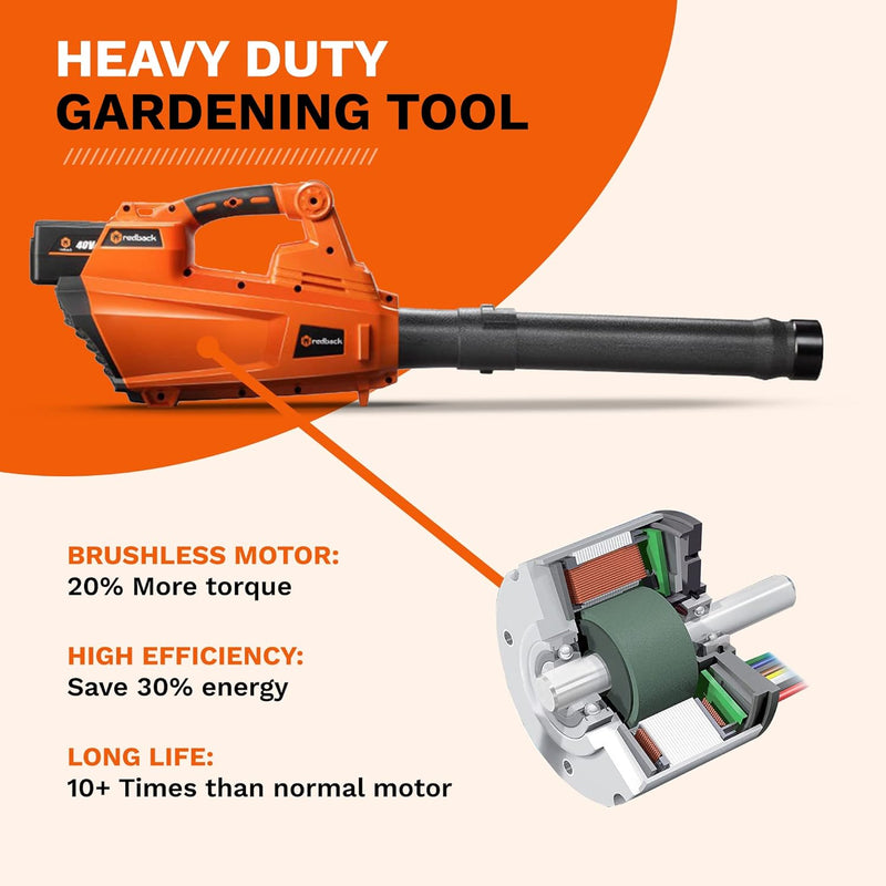 40V Cordless Leaf Blower, Brushless - Flex Series