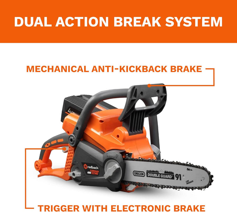 40V Cordless Chainsaw, Brushless - Flex Series