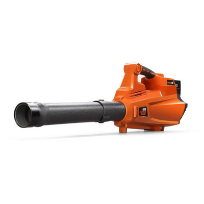 Angled view of 40v cordless leaf blower
