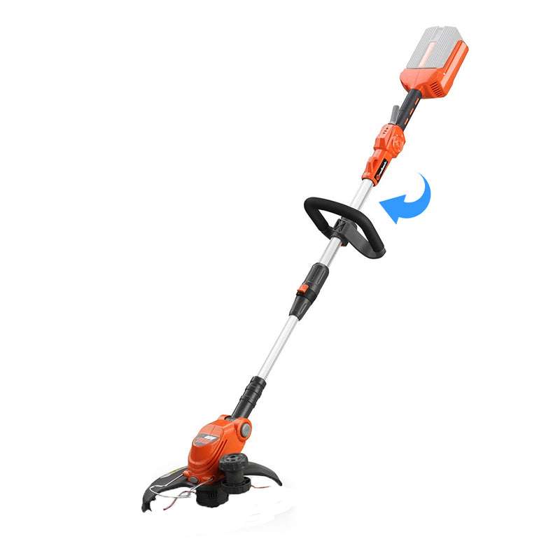 Front side view of Cordless String Trimmer 12" Flex Series