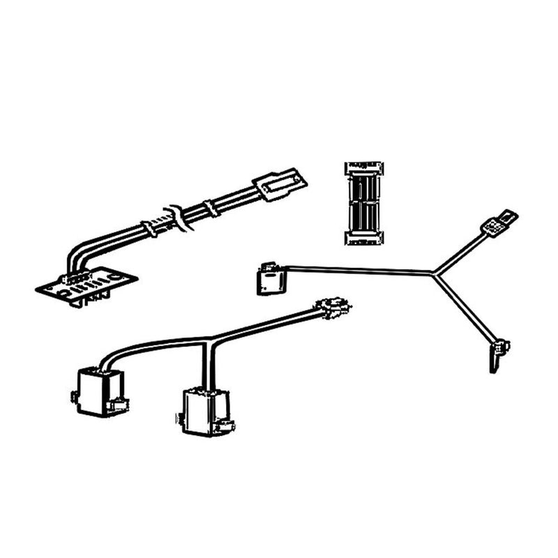 Angled view of MowRo Harness Assembly for RM24