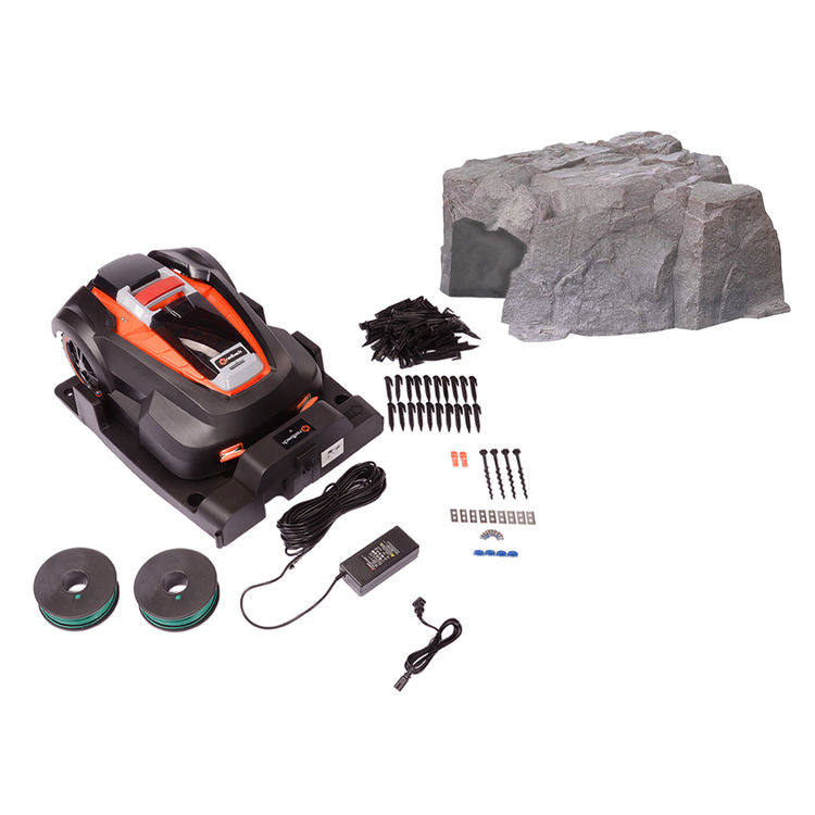 Front view of MowRo Ultimate 28V Robot Mower Kit