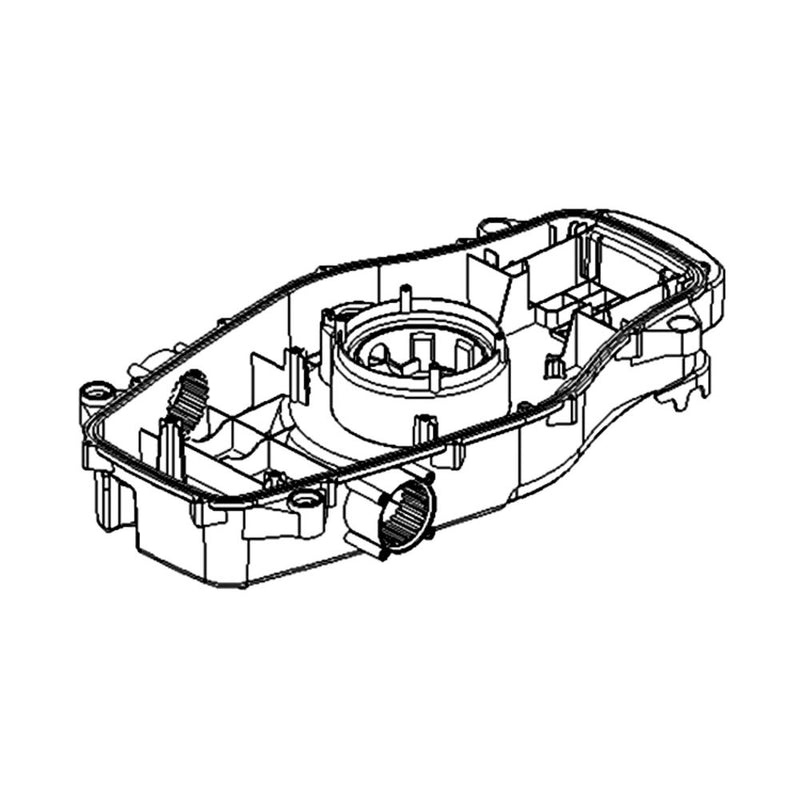 Angled view of Mowro lower cover assembly for RM18