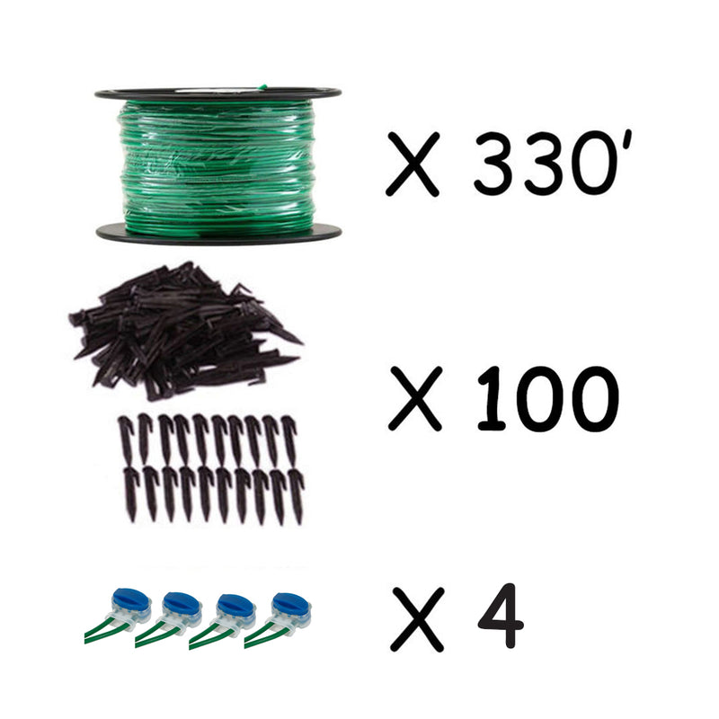 Actual view of Boundary wire kit and stakes