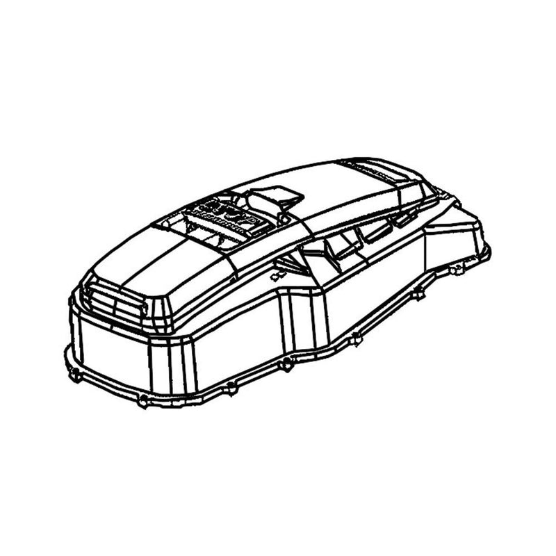 Angled view of MowRo Upper Cover Assembly for RM24