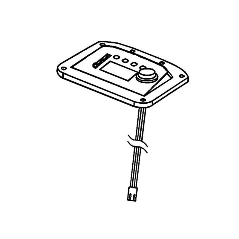 Angled view of MowRo Key Display Board Assembly for RM24